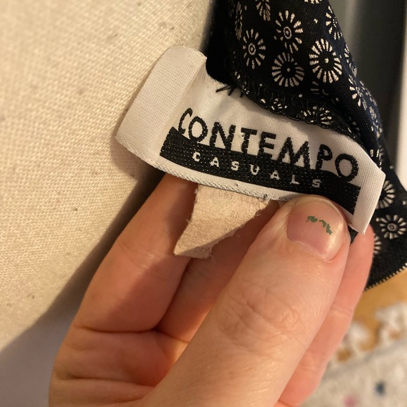 Vintage 90’s Contempo casuals floral sweetheart maxi dress - Picture 7 of 7